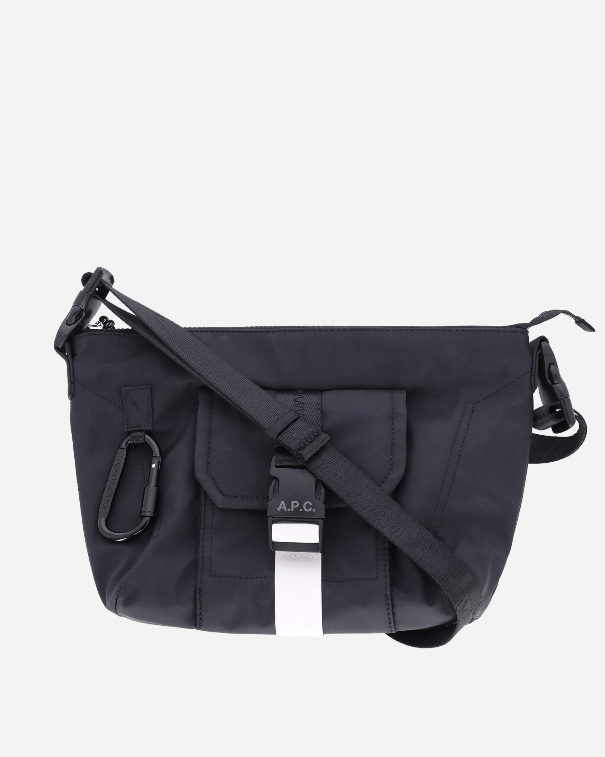 A.P.C. Besace Trek Black Bags and Backpacks Shoulder Bags PAAFH-H61734 LZZ