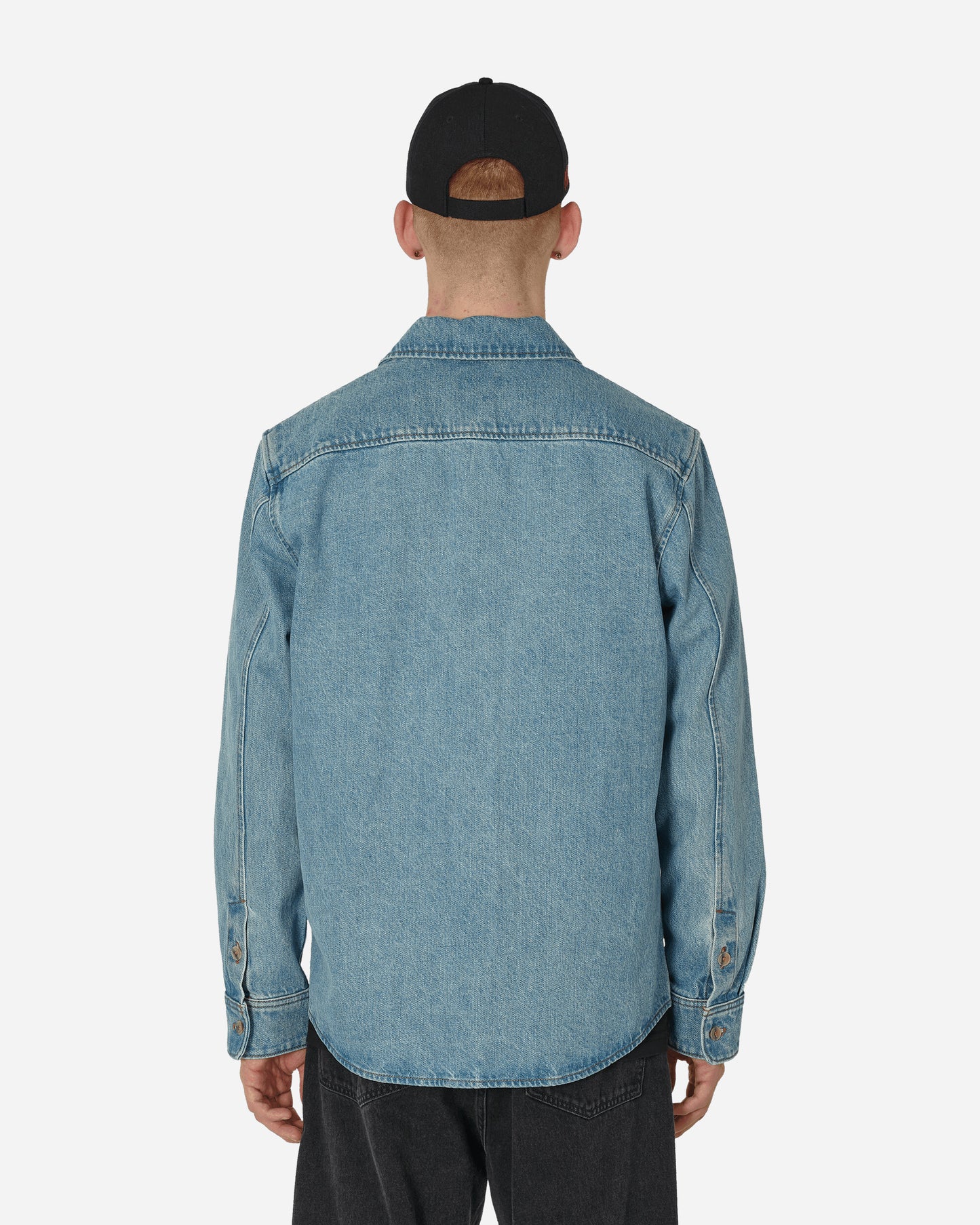 A.P.C. Surchemise Vittorio Brodee Poitrine Lightblue Shirts Overshirt COGWC-H02837 IAB