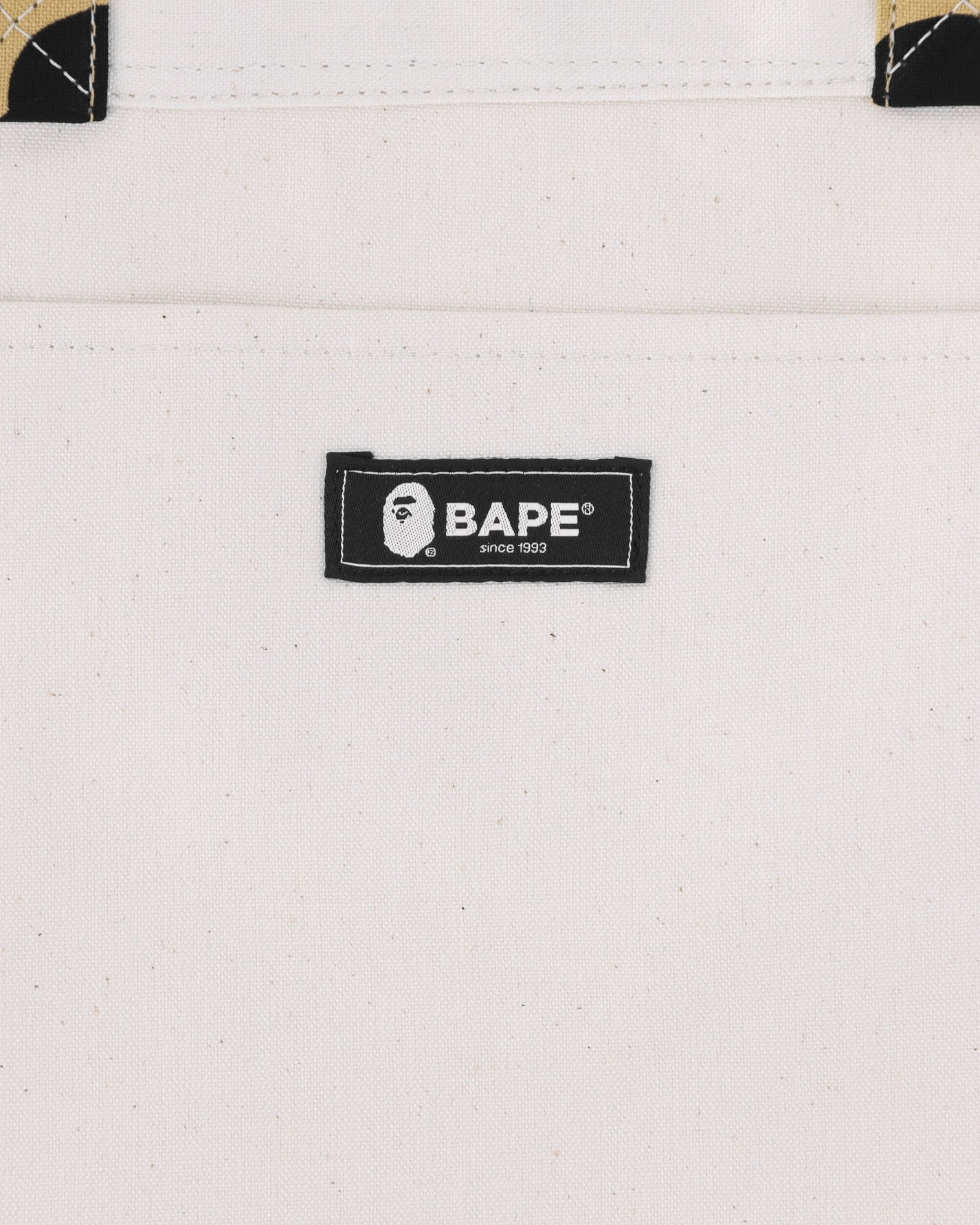 A Bathing Ape 1St Camo Ape Head Tote Bag M Ivory Bags and Backpacks Tote Bags 1K80189009 IVORY