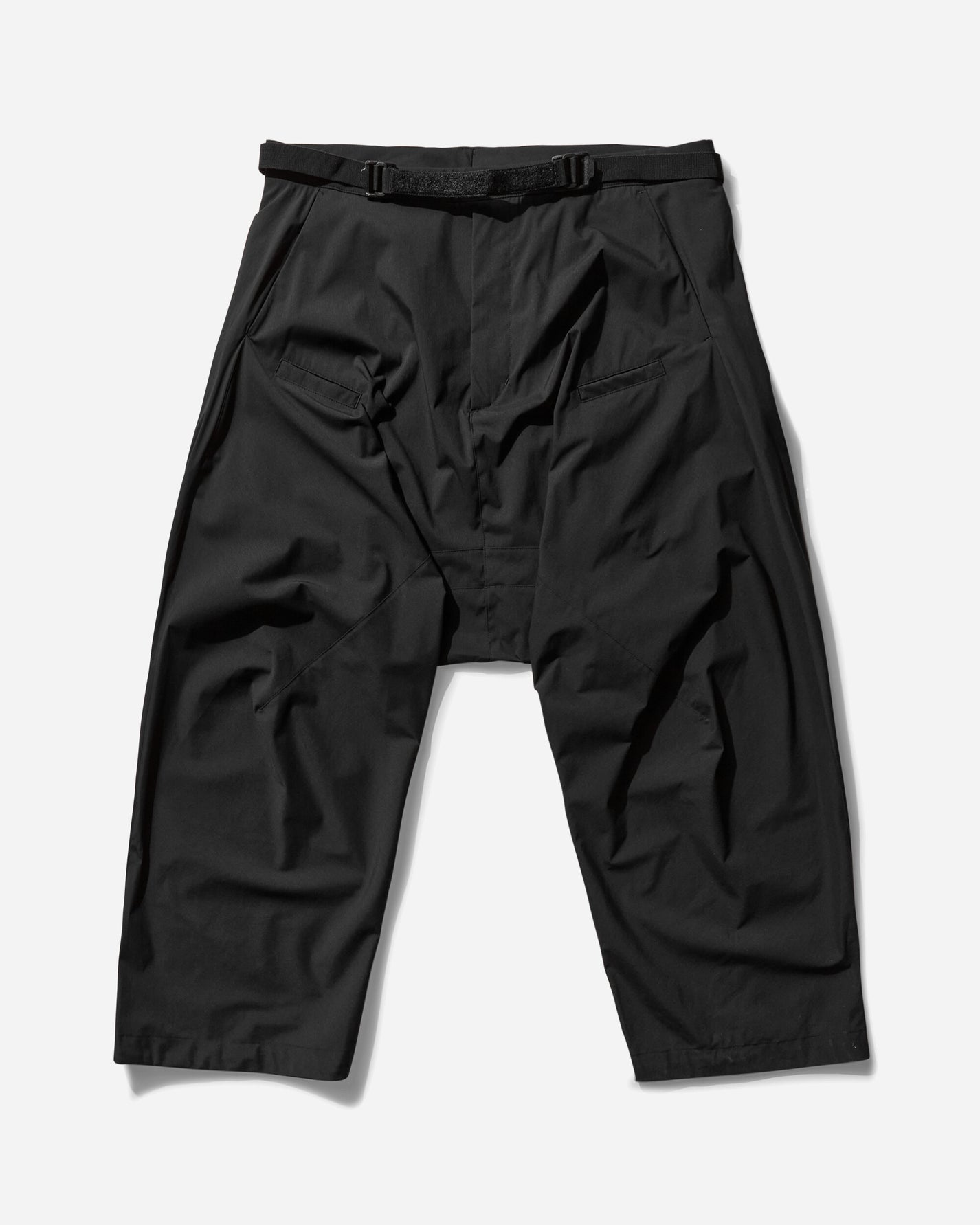 Acronym Encapsulated Nylon Ultrawide Drawcord Trouser Black Pants Track Pants P30BL-E 1