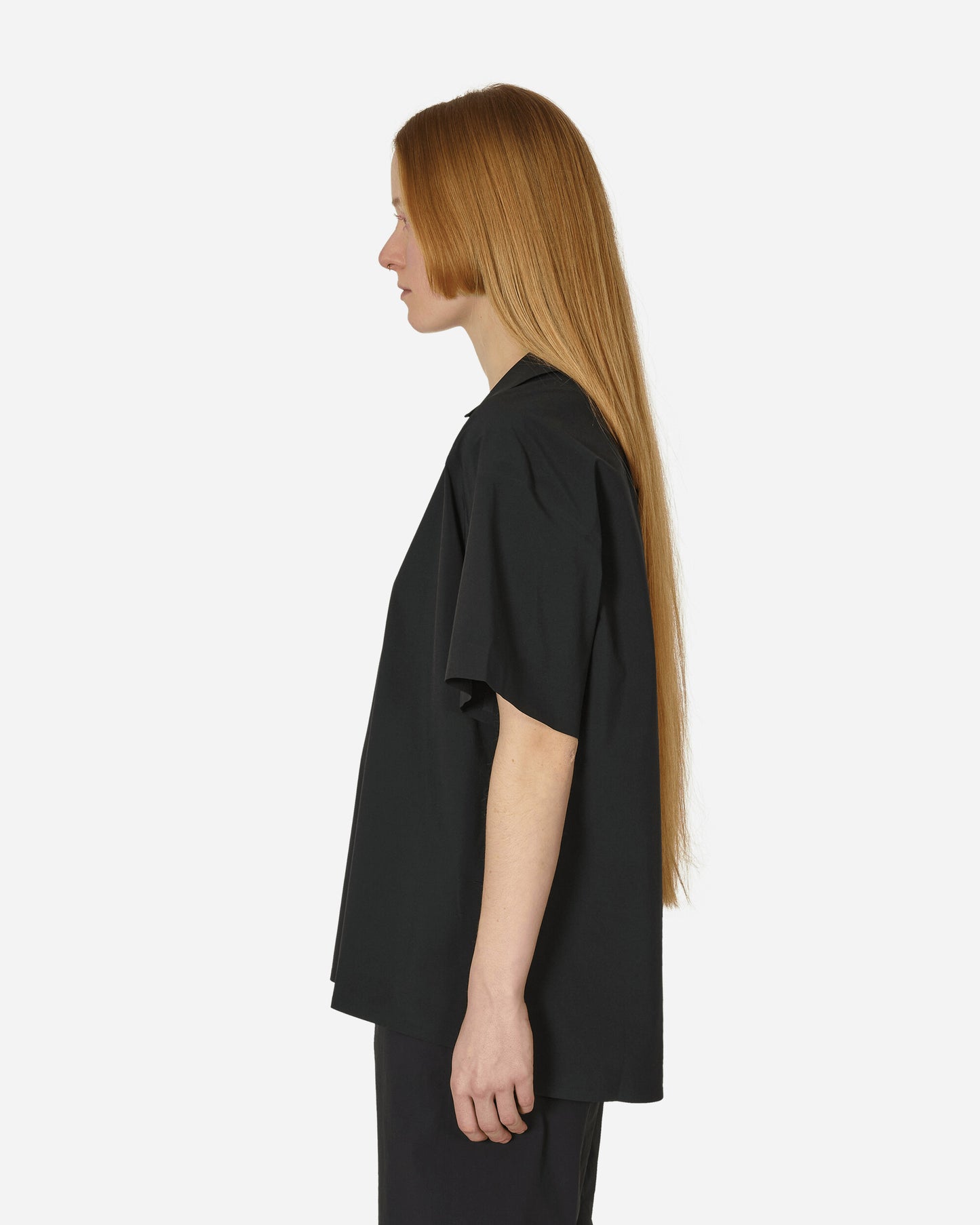 Arc'teryx Veilance Wmns Eave V-Neck Shirt Black T-Shirts Shortsleeve X000007850 BLACK