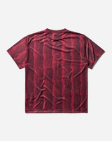 Aries Arsenal X Aries Lightning Stripe Poly Tee Red T-Shirts Shortsleeve U06692 RED