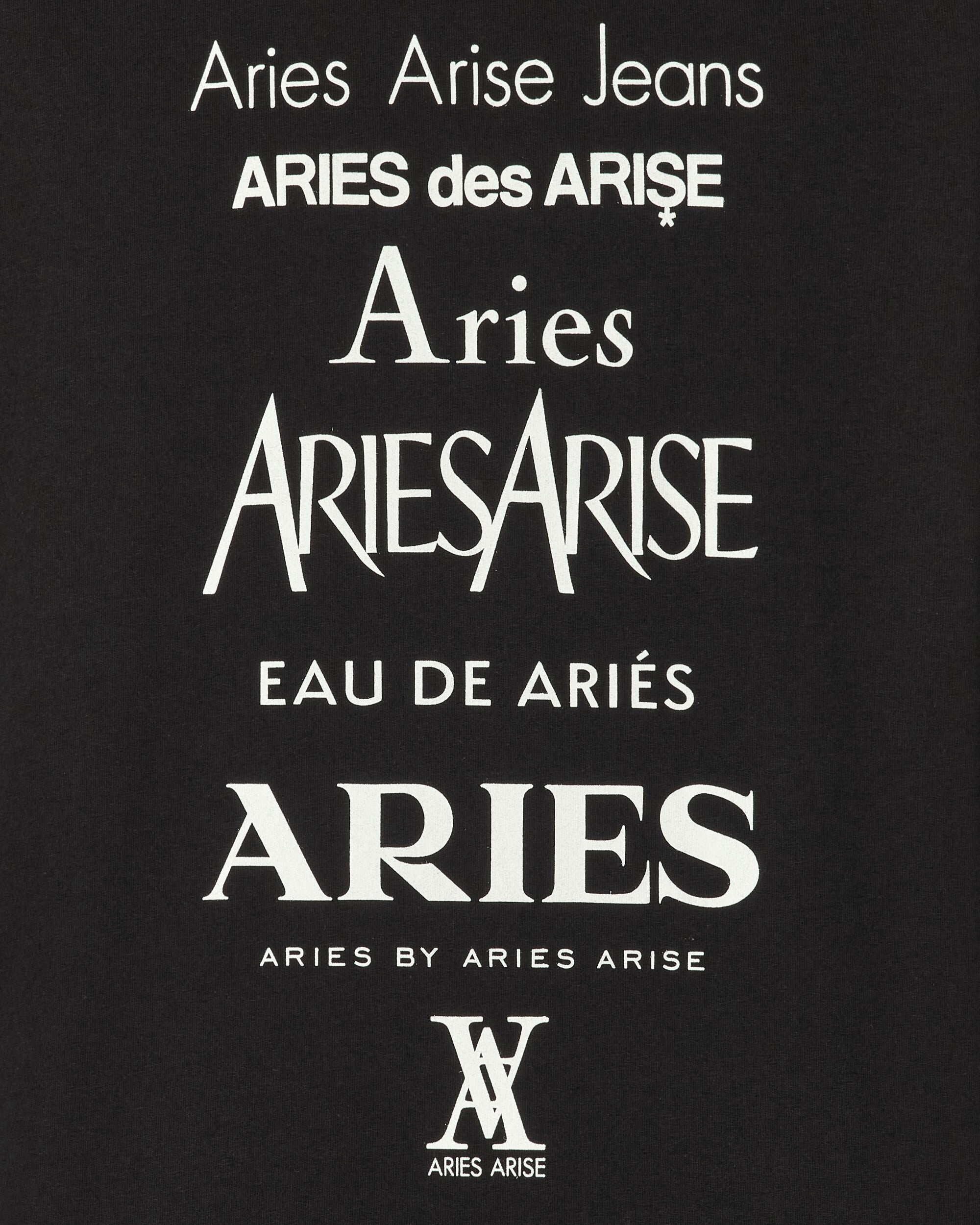 Aries Perfume SS Tee Black T-Shirts Shortsleeve AR6000502 BLK