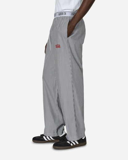 Aries Striped Poplin Pant Black Pants Sweatpants AR3010201 BLK