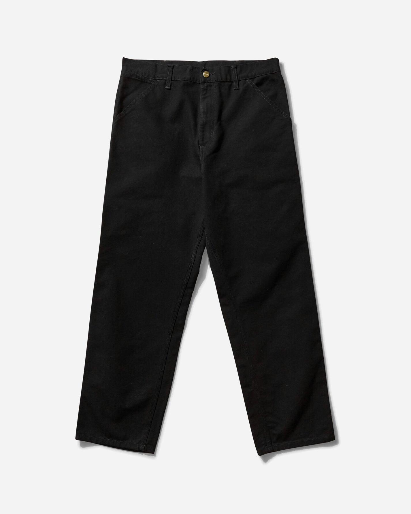 Carhartt WIP Single Knee Pant Black Rinsed Pants Casual I031497 890230