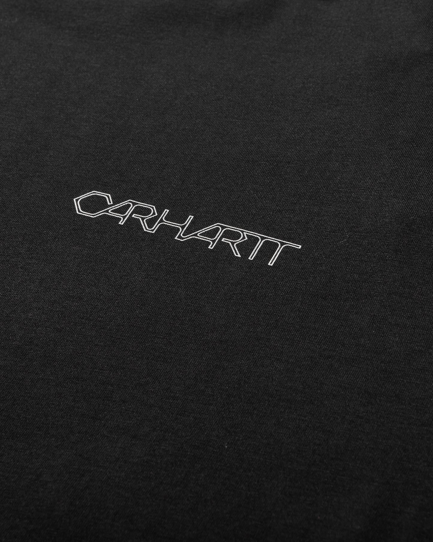 Carhartt WIP LS Detroit Standard T-Shirt Black/White T-Shirts Longsleeve I033958 0D2XX