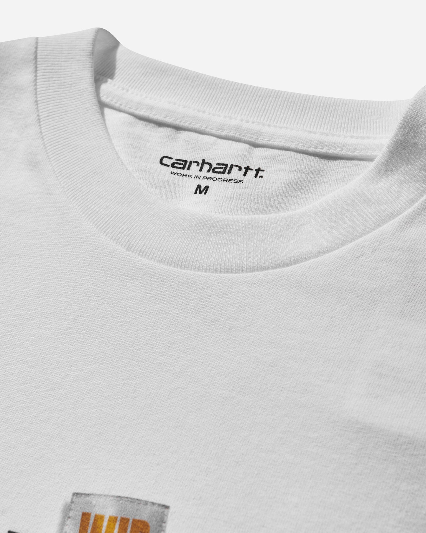 Carhartt WIP S/S Label Script T-Shirt White T-Shirts Shortsleeve I034421 02XX