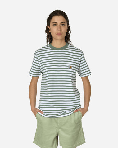 Carhartt WIP S/S Seidler Pocket T-Shirt Seidler stripe T-Shirts Shortsleeve I032311 1Z1XX