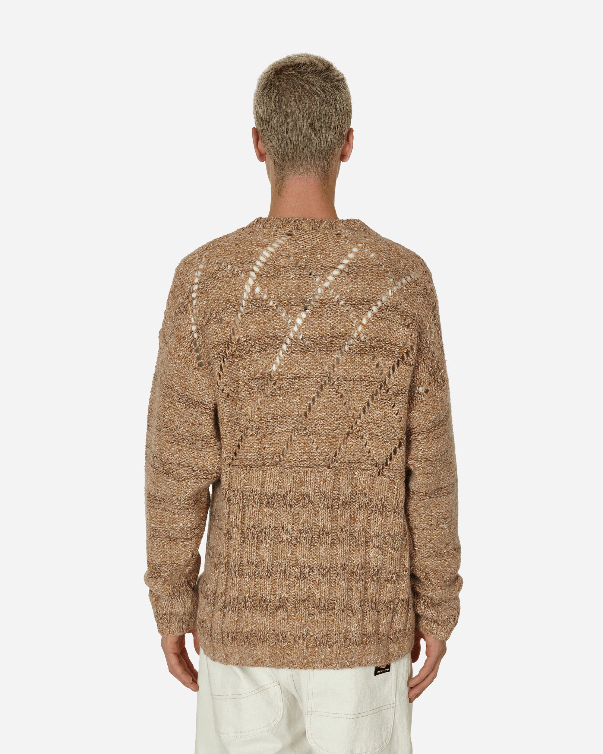 Cormio Antonio Oversized Embroidered Sweater Beige & Rame Knitwears Sweaters ANTONIO BEIGE