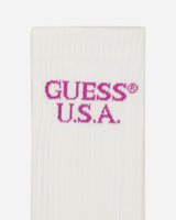 Guess USA Gusa Evan Socks True White A000 Underwear Socks M3GZ18Z30M0 TWHT