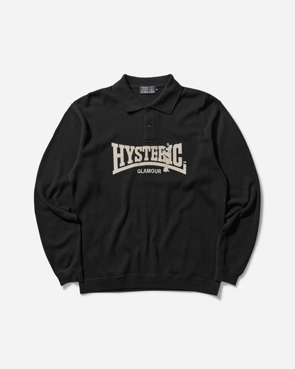 Hysteric Glamour Compression Logo Black Sweatshirts Crewneck CH01 C1