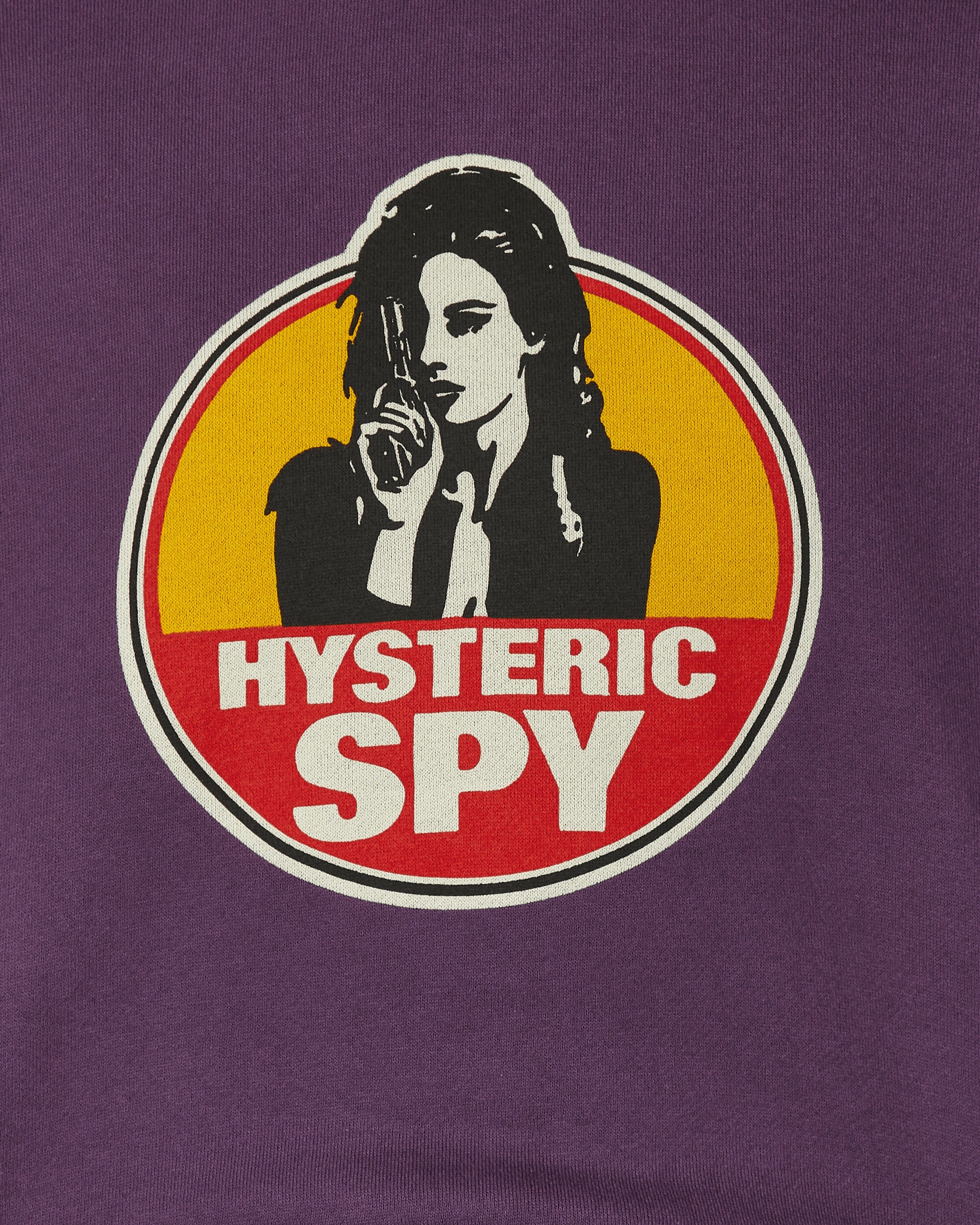 Hysteric Glamour Wmns Sweatshirt Hysteric Spy Purple Sweatshirts Crewneck 01233CS05 55