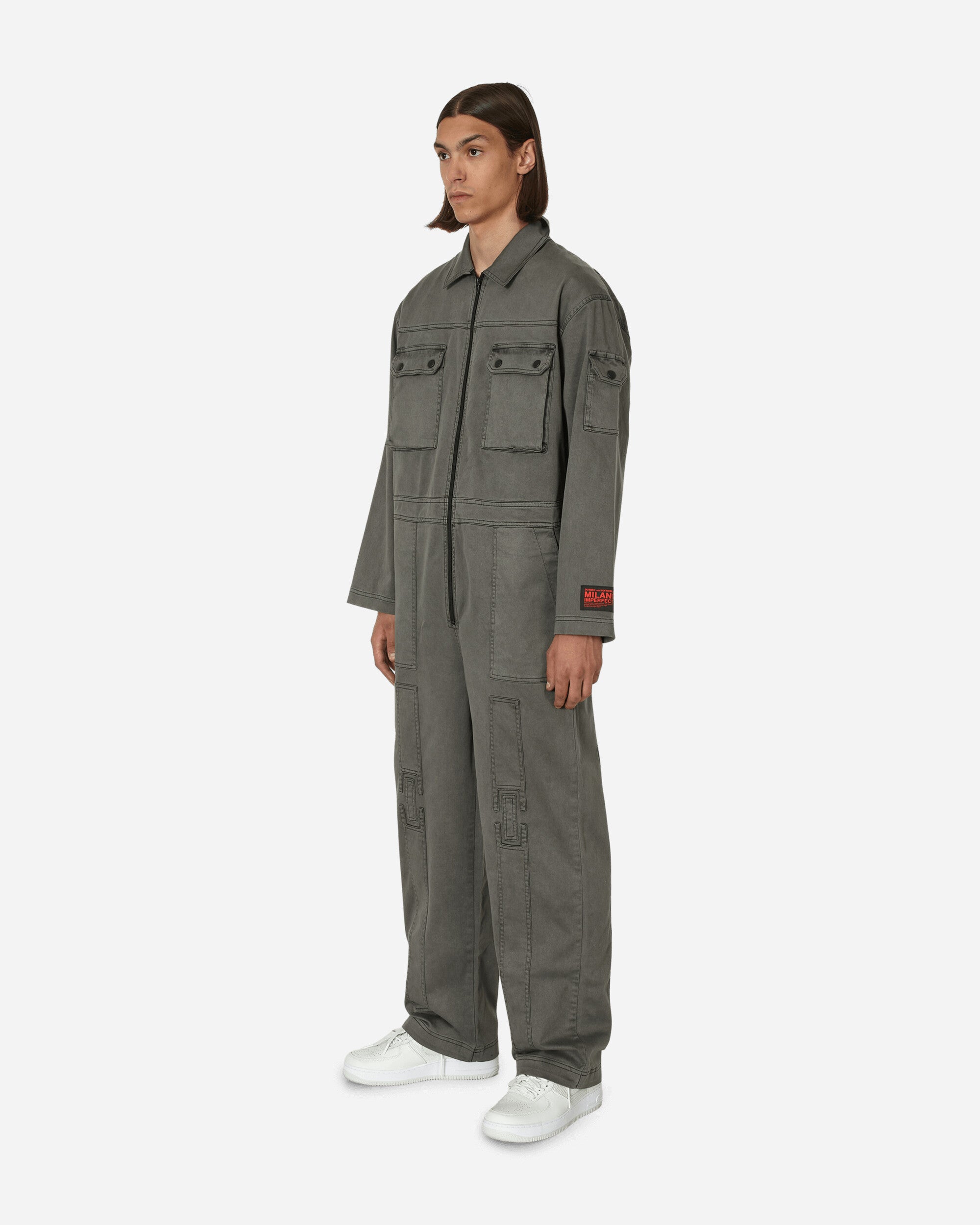 Iuter Dumbo X Iuter - Milano Imperfecta Jumpsuit Dark Grey Pants Jumpsuits 23WIPJ300 DARKGREY