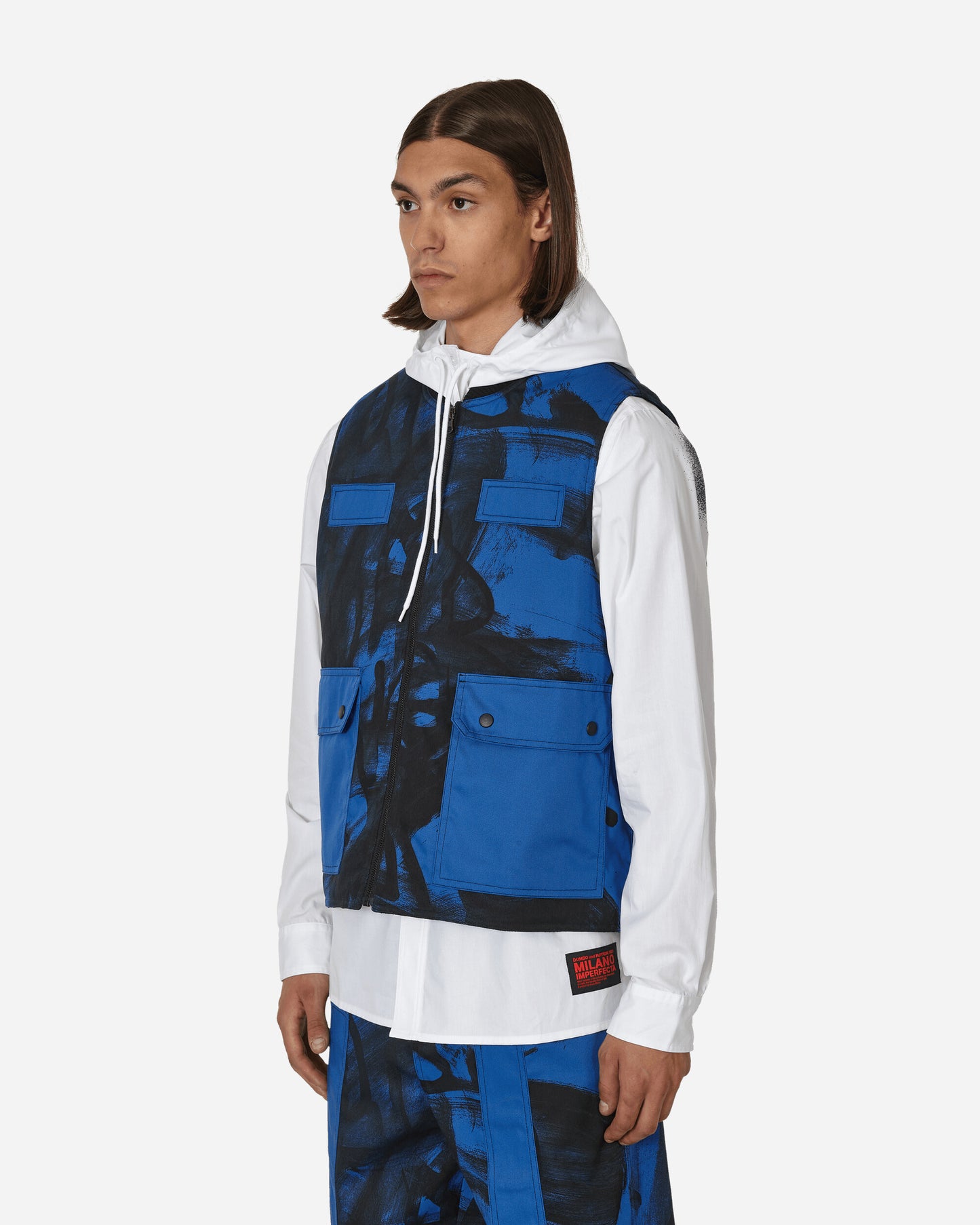 Iuter Dumbo X Iuter - Milano Imperfecta Vest Blue Coats and Jackets Vests 23WIJV300 BLUE