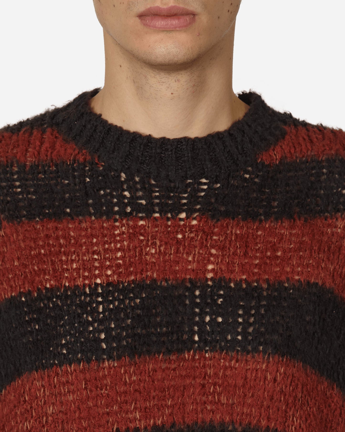 Junya Watanabe MAN Men'S Sweater Blk X Brw Knitwears Sweaters WM-N001-051 BLKXBRW