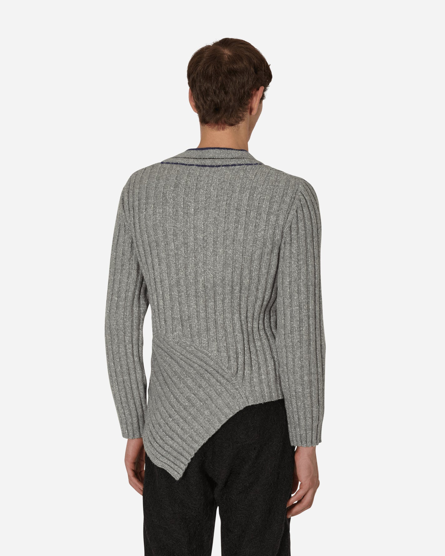 Kiko Kostadinov Brutus Jumper Grey Melange/Aura  Knitwears Sweaters KKAW22KN01-51  001