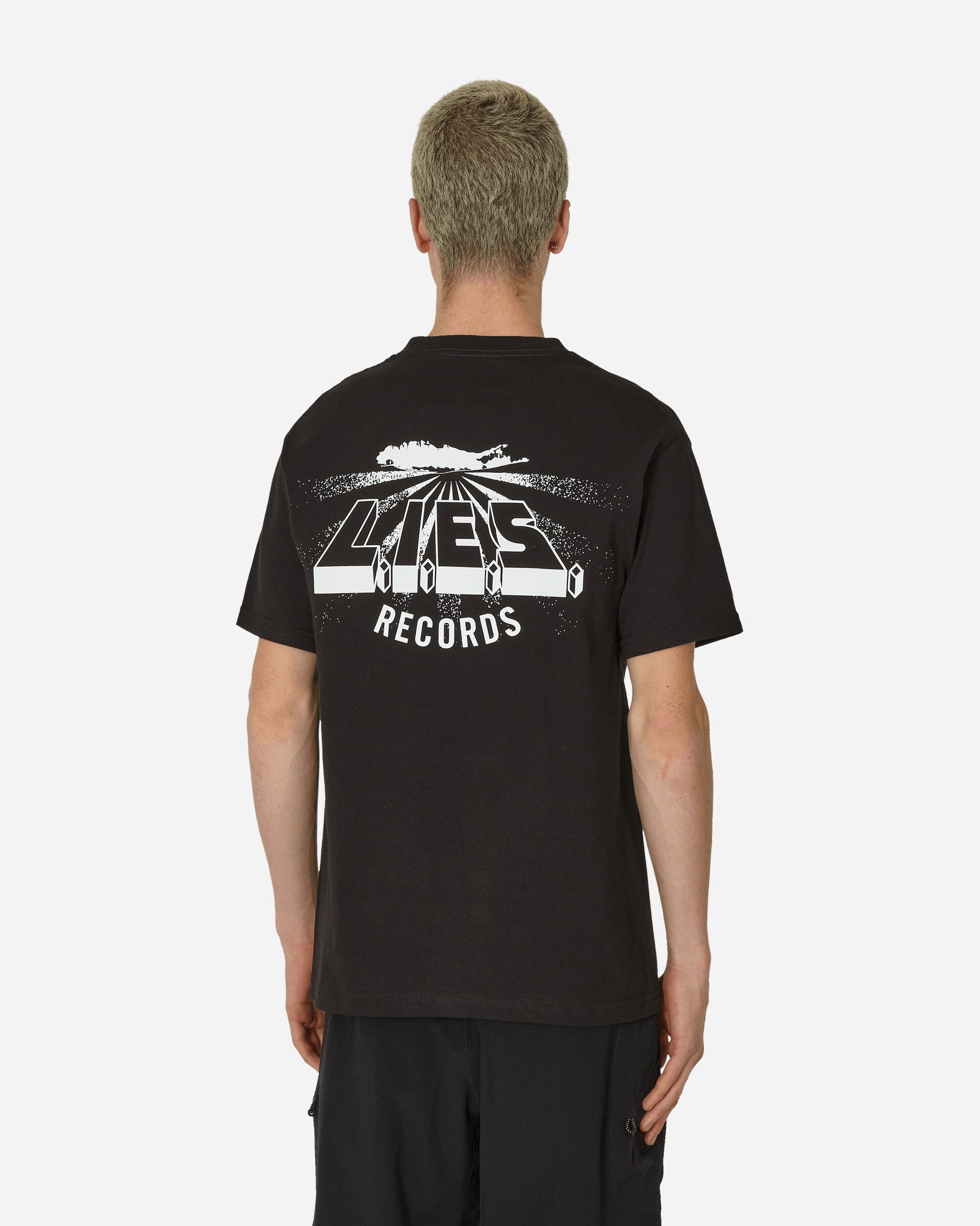 L.I.E.S. Records Classic Logo S/S T-Shirt Black T-Shirts Shortsleeve LIEST-002 002