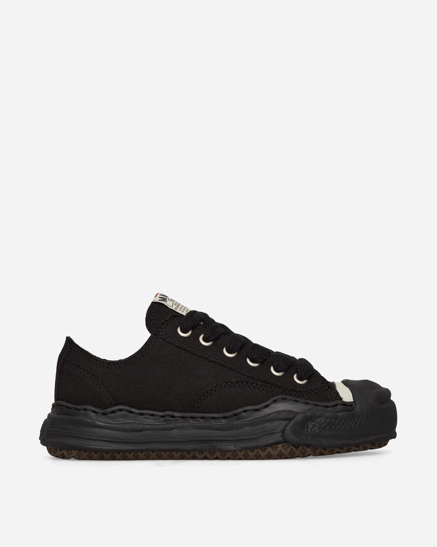 Maison MIHARA YASUHIRO Hank / Original Sole Canvas Low-Top Blk/Blk Sneakers Low A05FW702 BLKBLK