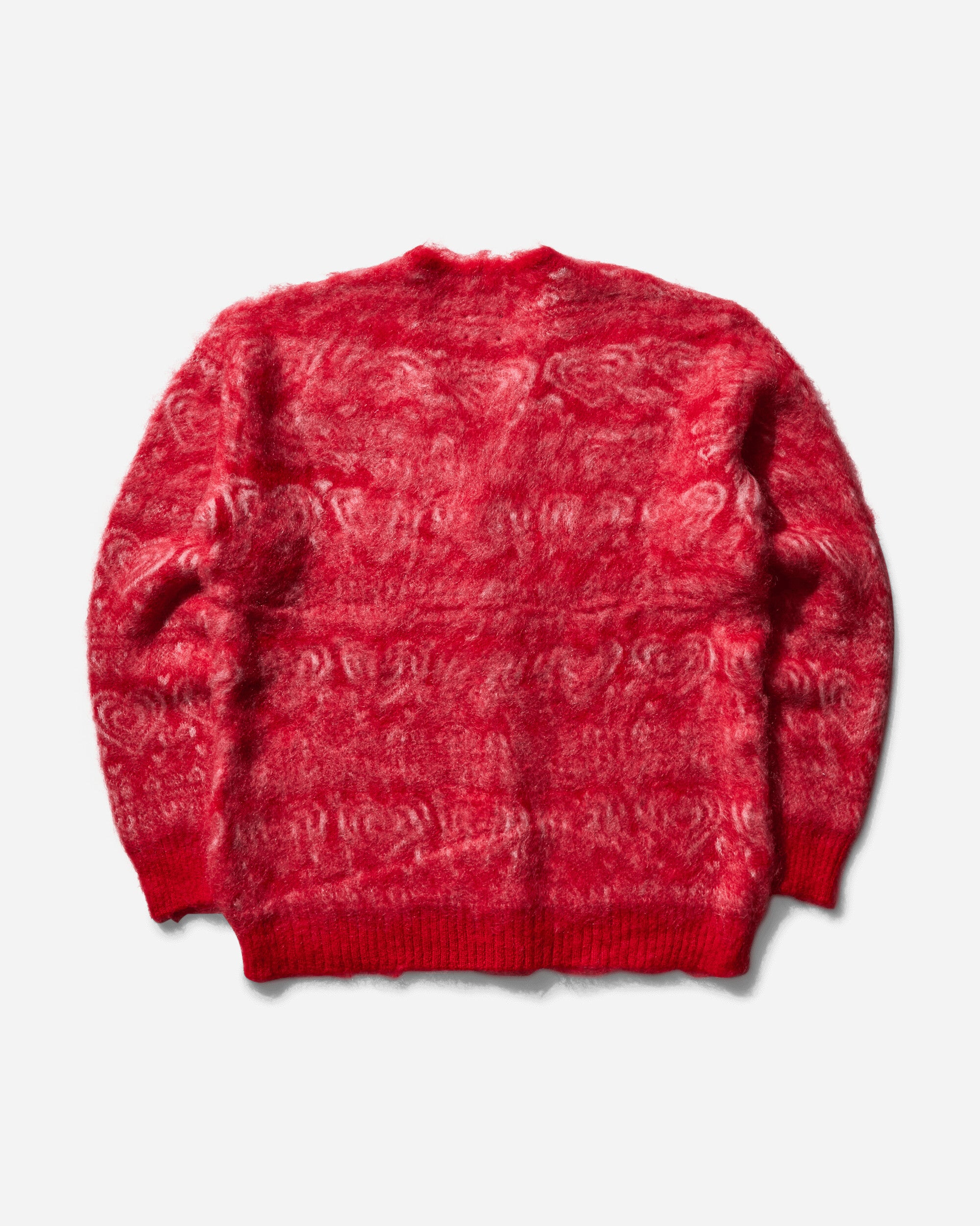 Needles Mohair Cardigan - Heart Red Knitwears Cardigans PU313 RED