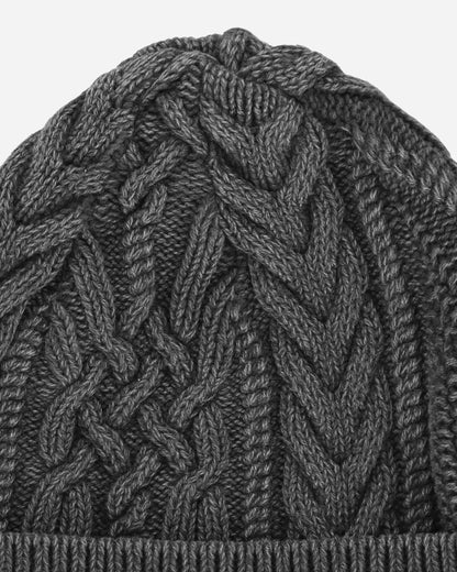 Neighborhood Washed Cable Beanie Black Hats Beanies 24213NH-HT01 BK