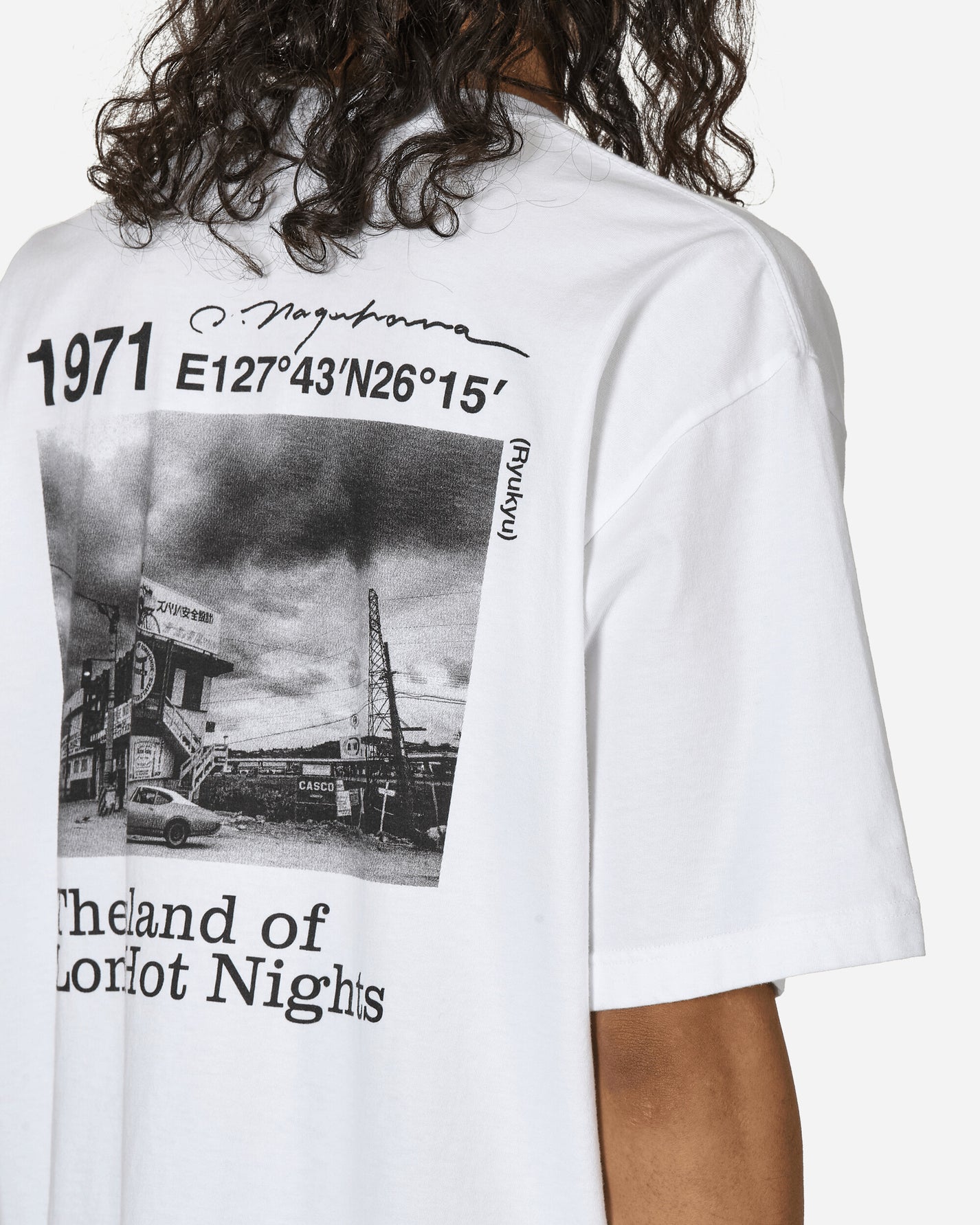 Neighborhood Nh X Osamu Nagahama . Tee Ss-3 White T-Shirts Shortsleeve 241PCNON-ST03 WH