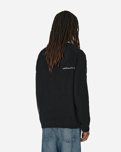 Neighborhood Savage Crewneck Sweater Black Knitwears Sweaters 241FUNH-KNM04 BK