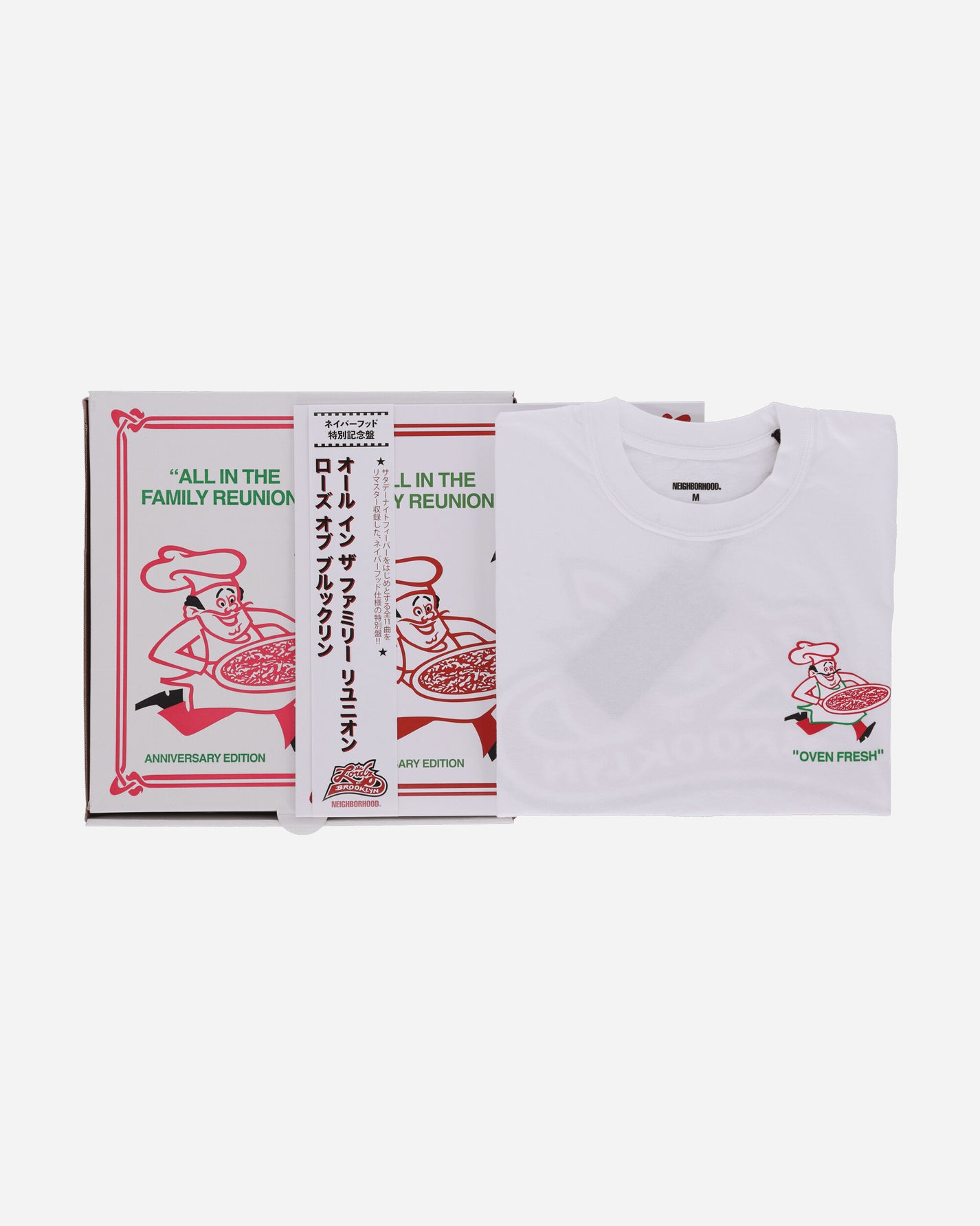 Neighborhood Nh × Lordz Of Brooklyn . Box Set White Music Vinyls 232PCNH-OT01S WH