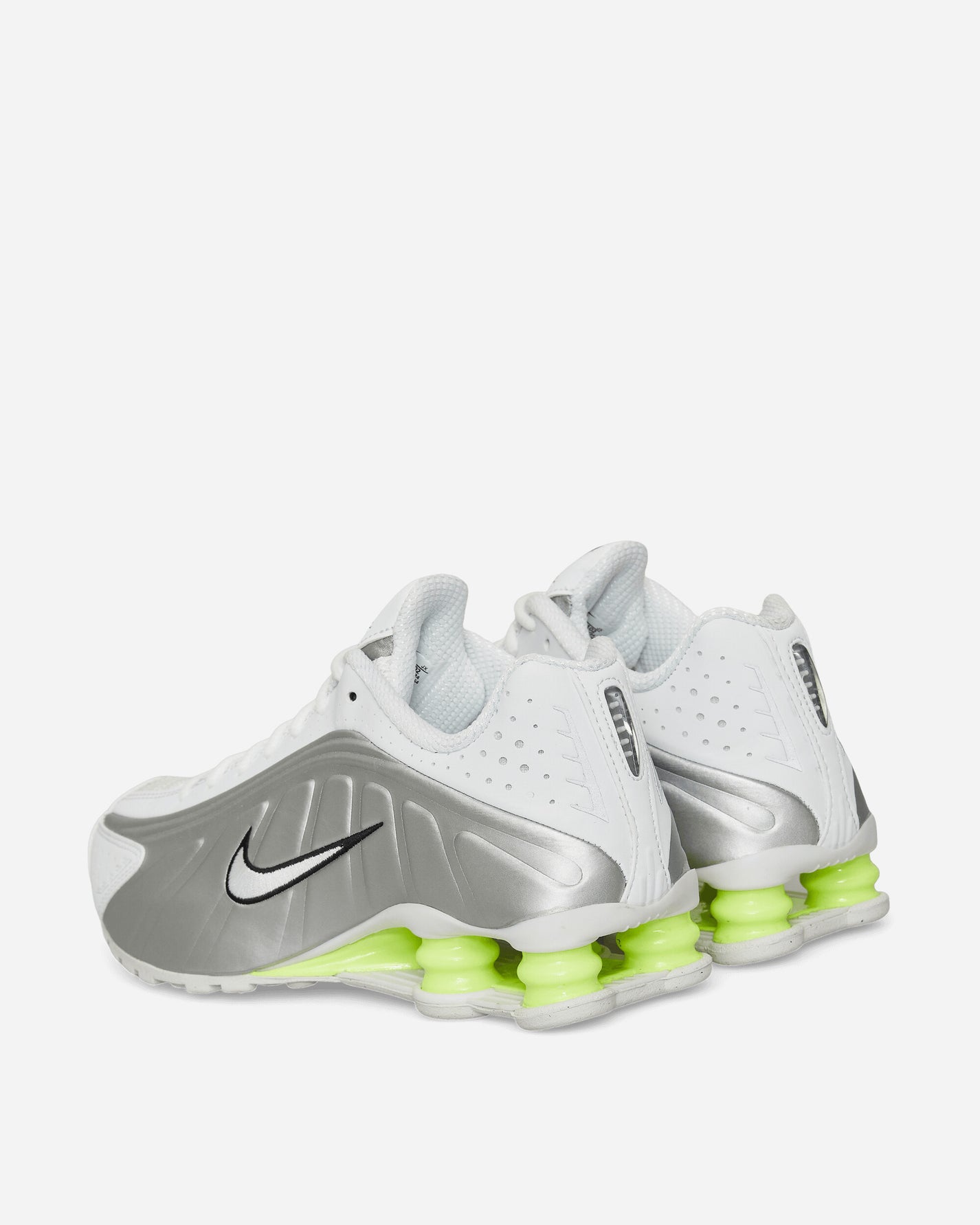 Nike Wmns Nike Shox R4 White/Metallic Silver Sneakers Low AR3565-102