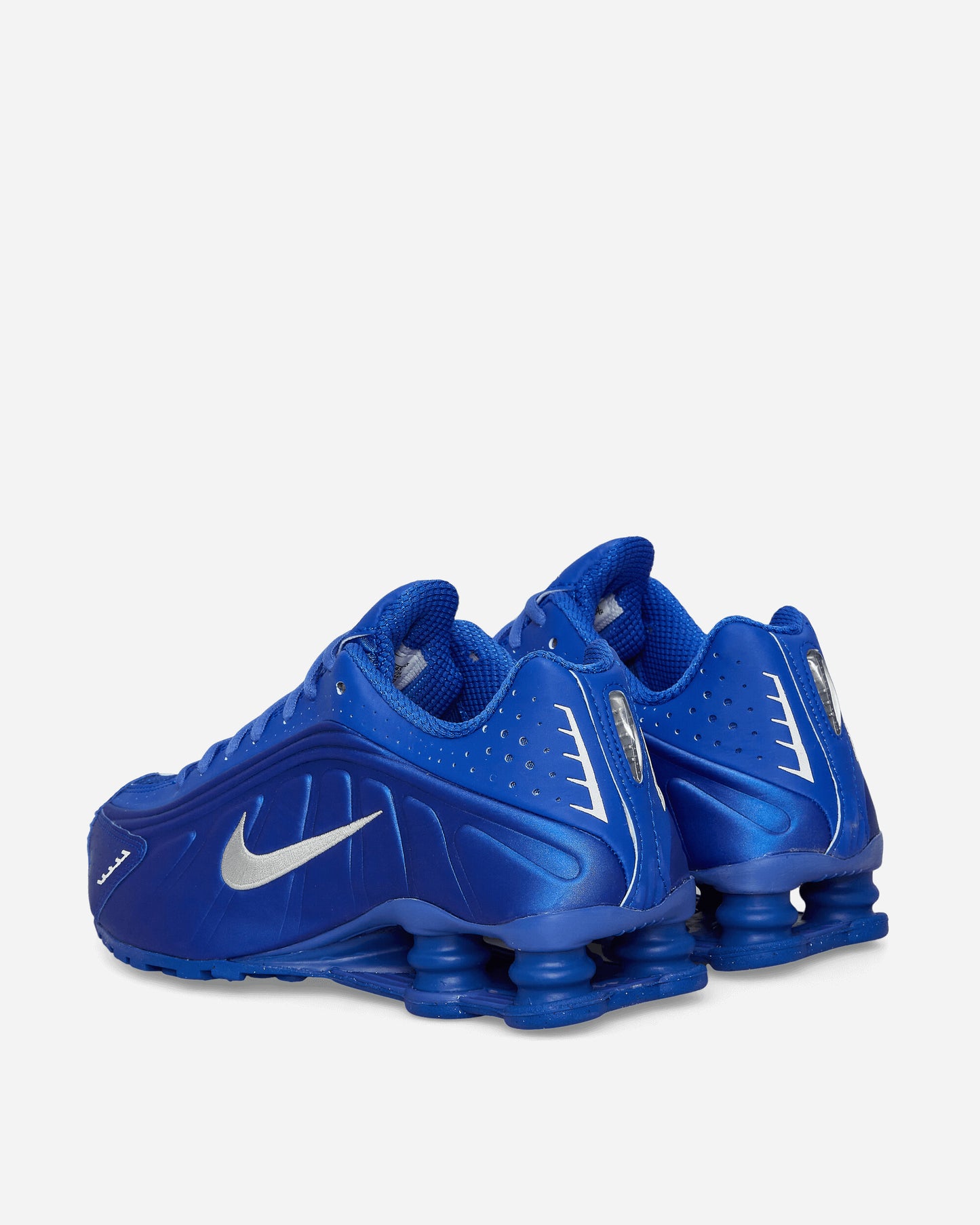 Nike Wmns W Nike Shox R4 Racer Blue/Metallic Silver Sneakers Mid HJ7303-445