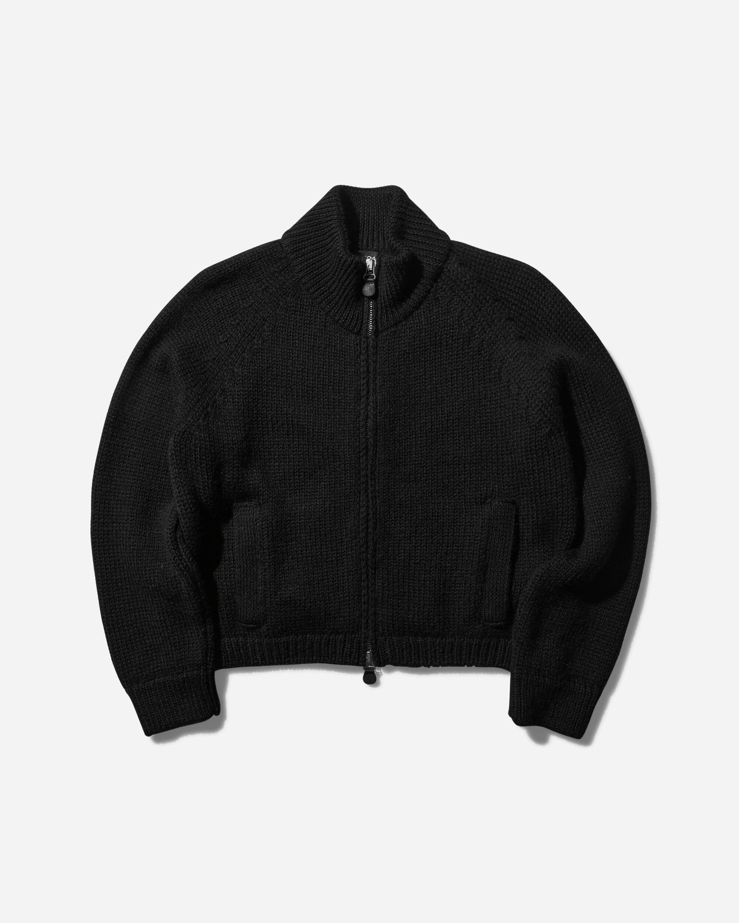 Our Legacy Ultra Zip Funnel Black Sweatshirts Zip-Ups W4243UJ BL