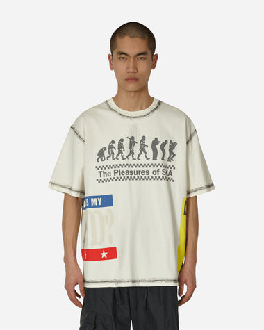 Pleasures Evolution Heavyweight T-Shirt Off White T-Shirts Shortsleeve 9010402 OFFWHITE