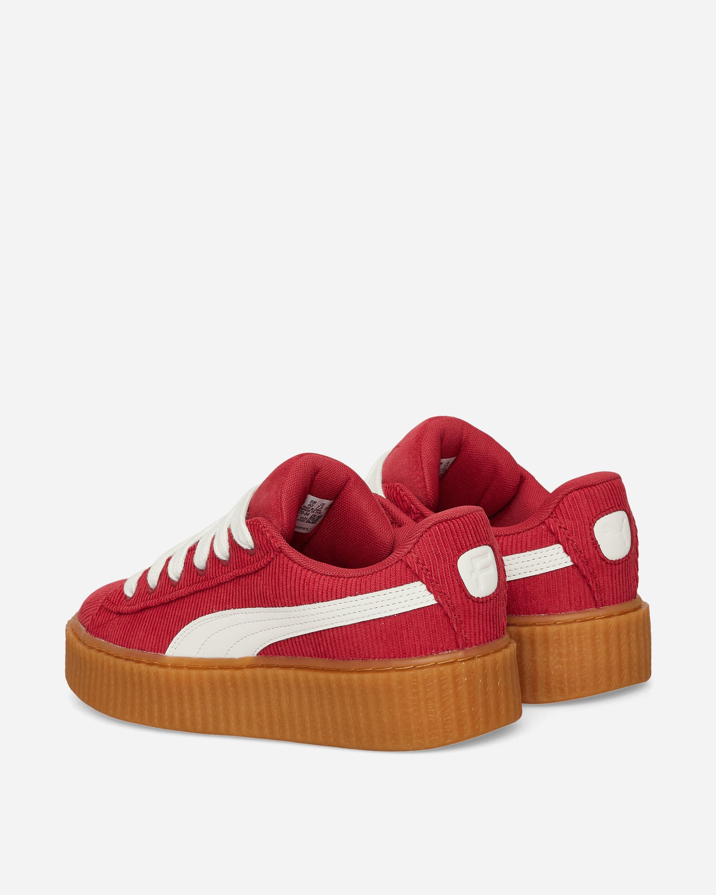 Puma Creeper Phatty Corduroy Club Red/Warm White/Gum Sneakers Low 399870-04