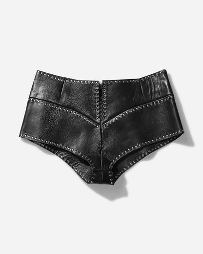 R & M Leathers Wmns Hells Belle Shorts Black Shorts Short RMHBS28 BLACK