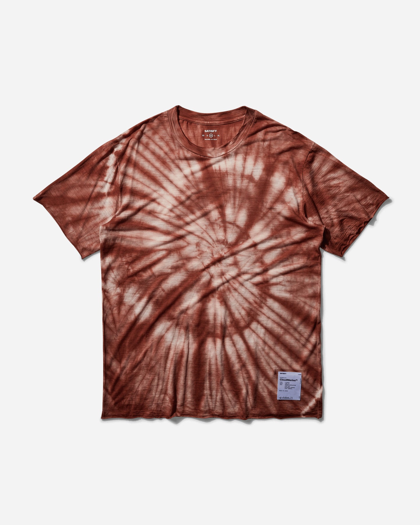 Satisfy Cloudmerino T-Shirt Tye Dye T-Shirts Shortsleeve 11002 TDPI