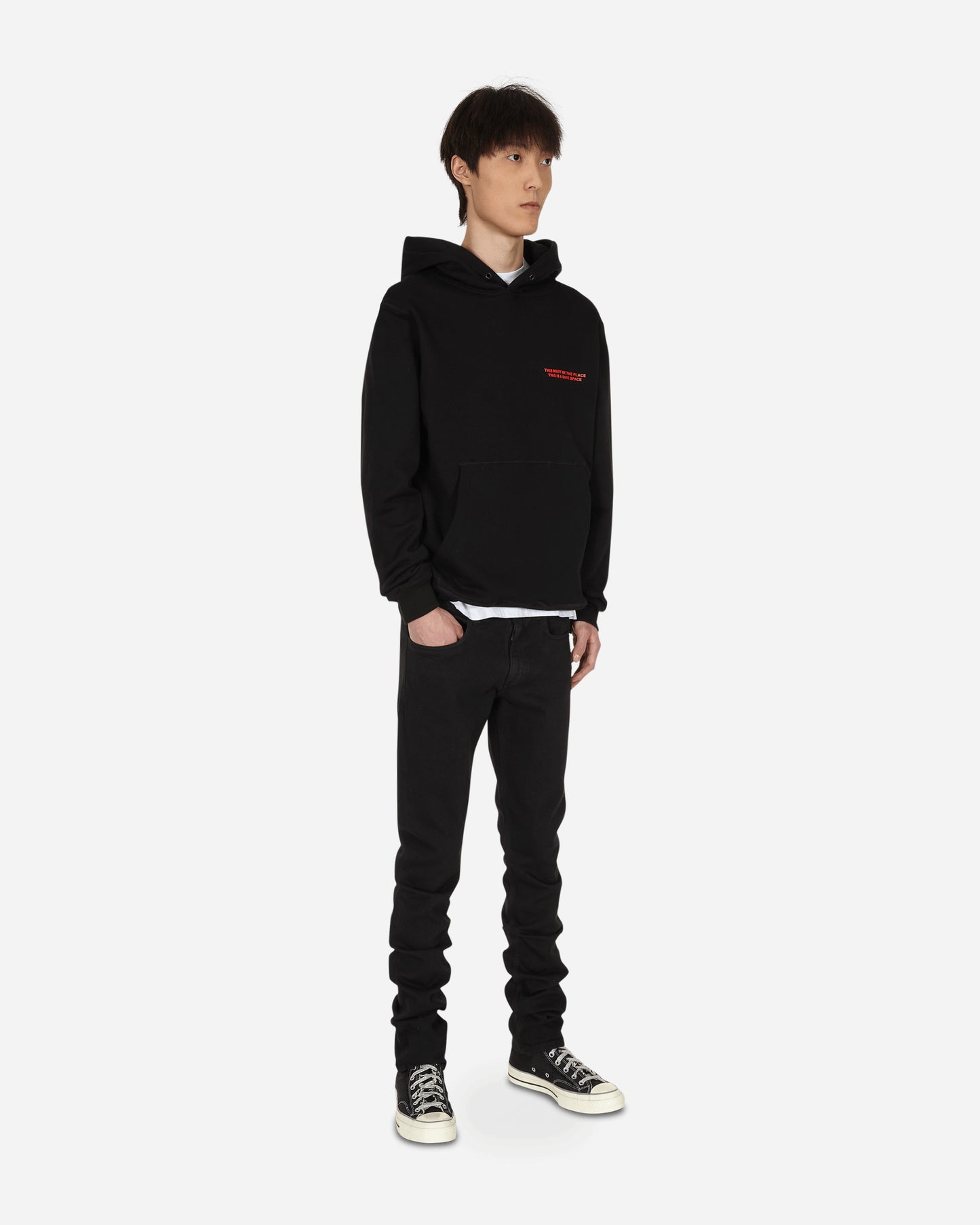 Slam Jam Hoodie Sj-Ill Studio Black Sweatshirts Hoodies BBM0015FA04 BLK0001