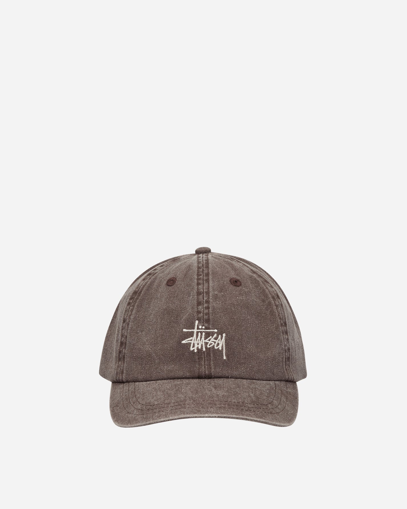 Stüssy Washed Basic Low Pro Cap Mocha Hats Caps 1311118 1075