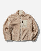 Stüssy Sherpa Reversible Jacket Natural Coats and Jackets Fleece Jackets 118529SJ 1002