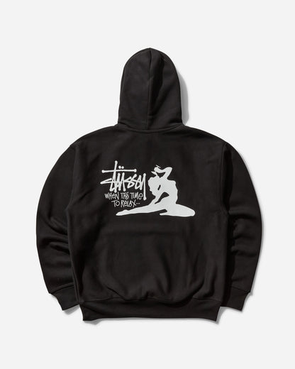 Stüssy Relax Hood Black Sweatshirts Hoodies 1925055SJ 0001