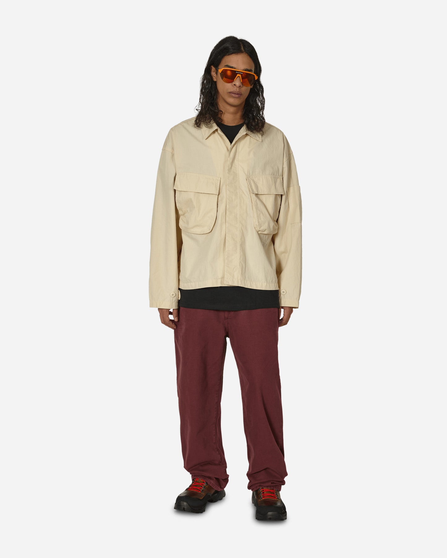 Stüssy Military Ls Overshirt Bone Shirts Overshirt 1110321 1207