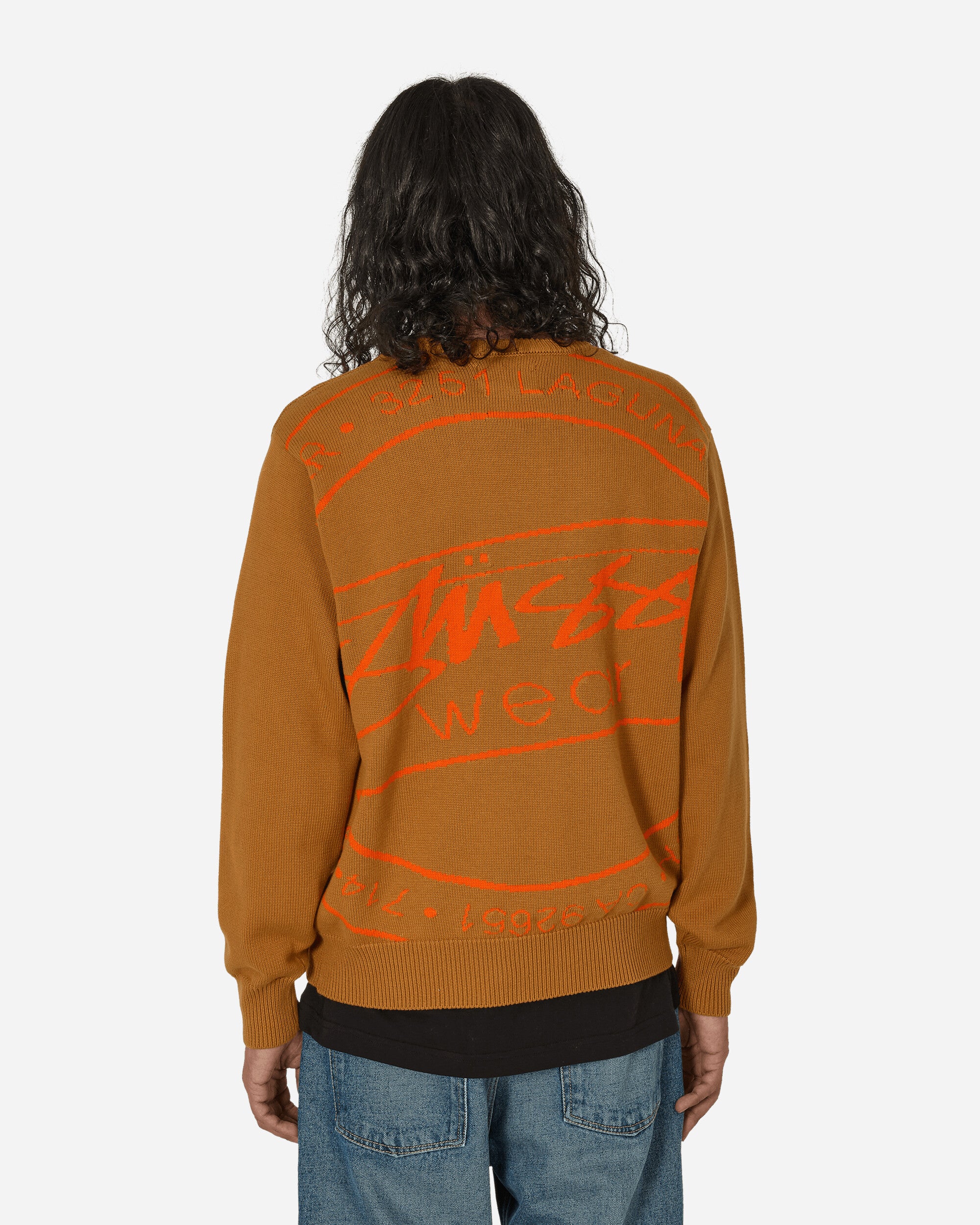 Stüssy Laguna Icon Sweater Tan Knitwears Sweaters 117223SJ 1005