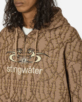 Stingwater Stingwater Thorn Zip Up Hoodie Brown Sweatshirts Zip-Ups THORNHOOD BRN