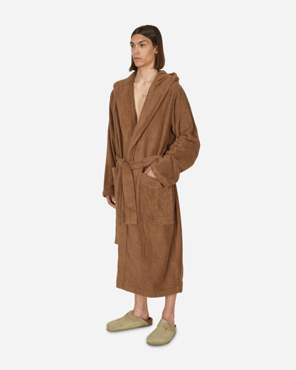 Tekla Hooded Bathrobe Kodiak Brown Textile Bathrobes BT KB