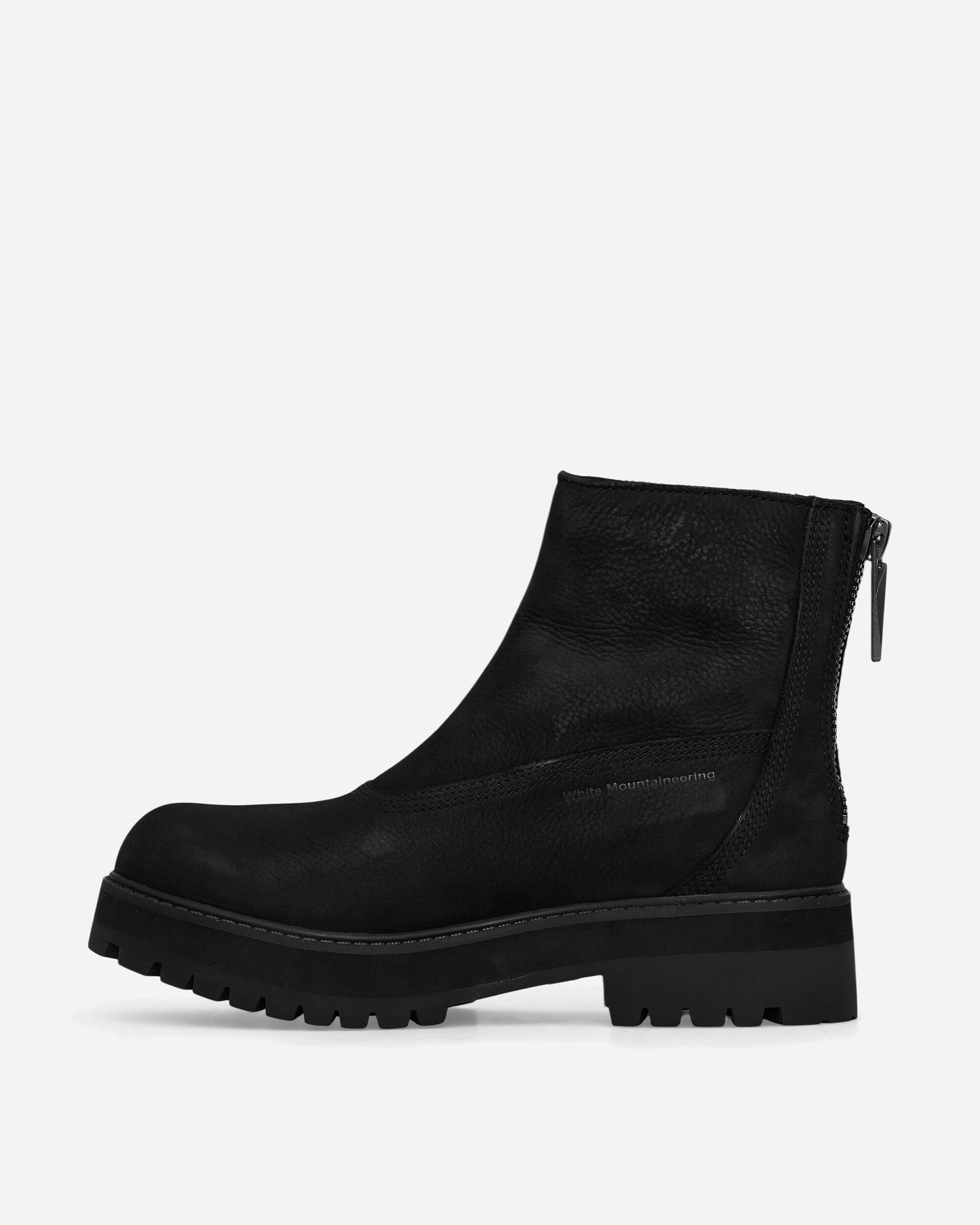 Timberland 110 Lug Cupsole Mid Zip Up Boot X White Mountaineering Black Nubuck Boots Mid Boot TB0A6EZ1W051 W051