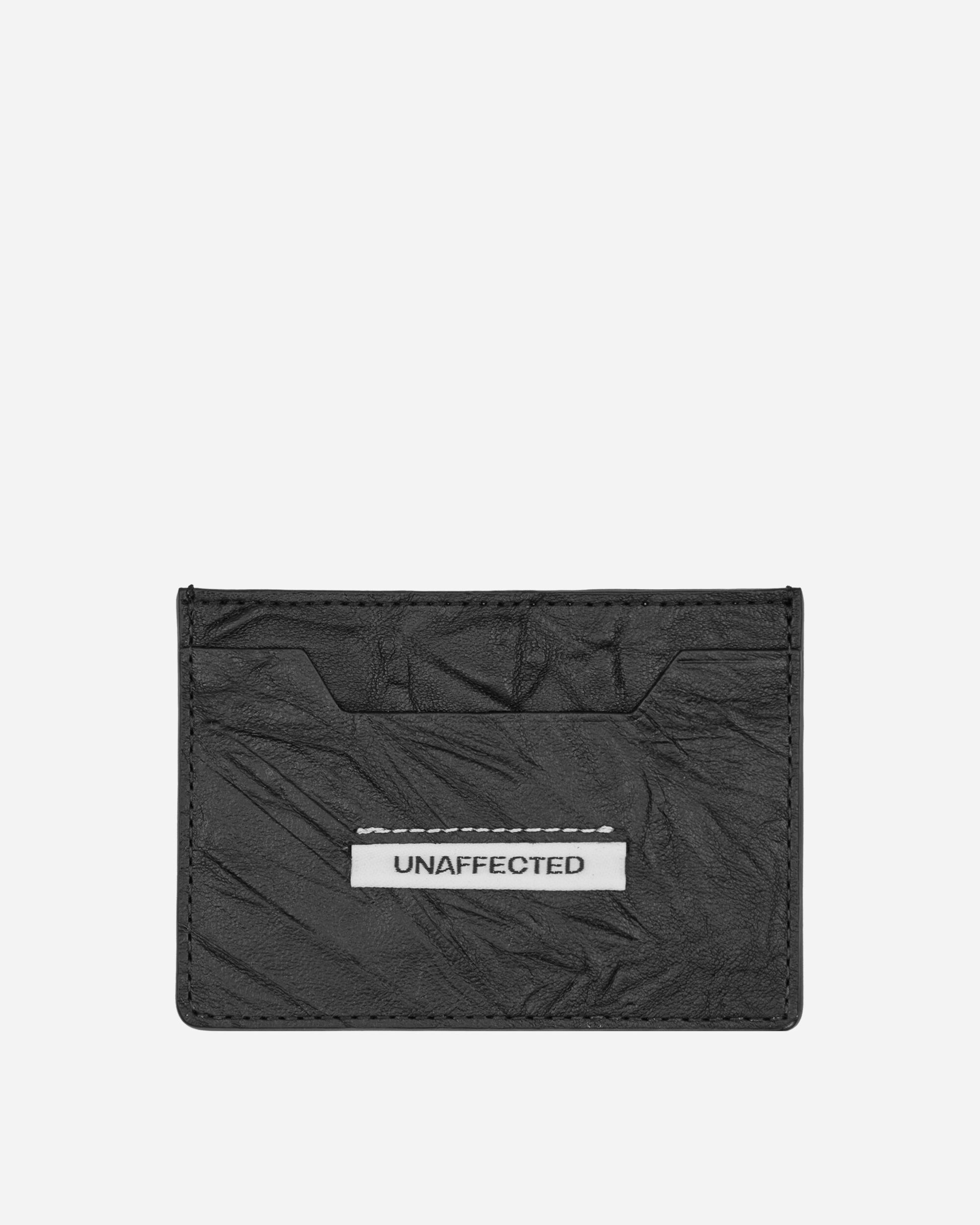 Unaffected Logo Label Card Holder (Non Seasonal) Black Wallets and Cardholders Wallets UN00ALLAC04 BLACK