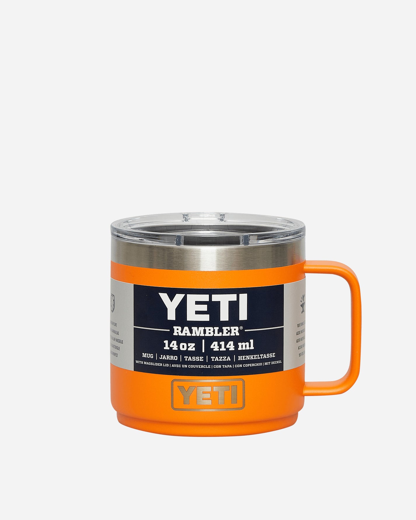 YETI Rambler 14 Oz Mug King Crab Orange Equipment Bottles and Bowls 0304 KCO