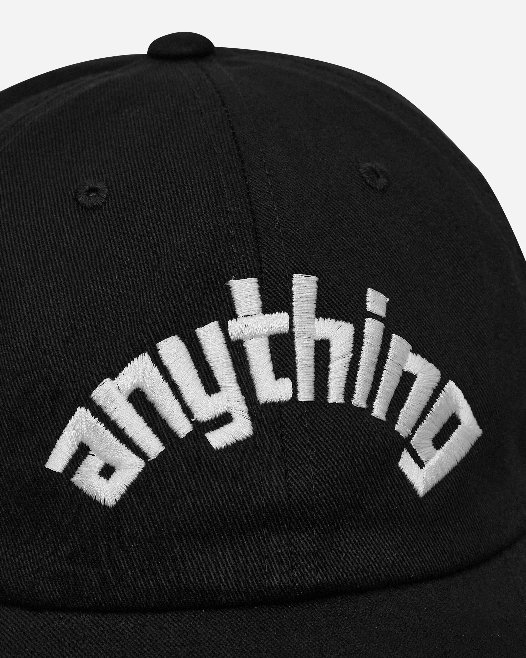 aNYthing Curved Logo Dad Hat Black Hats Caps ANY-102 BK