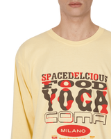 Brain Dead SLAM JAM SPACEDELICIOUS YELLOW T-Shirts Longsleeve BDF19T01001222YL01 YL01