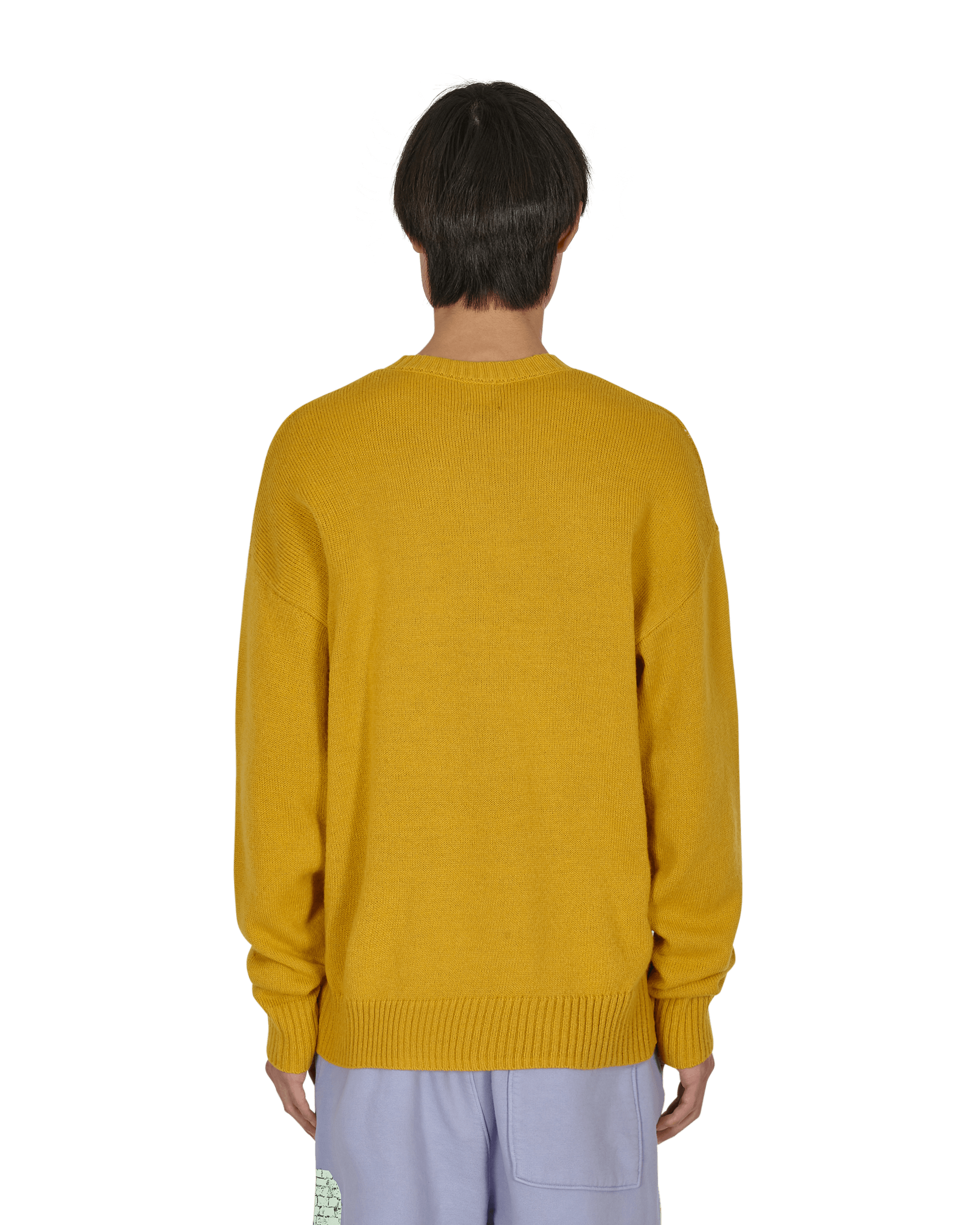 Brain Dead Slingshot Knit Sweater Mustard Knitwears Sweaters BDF21O12002025 YL08