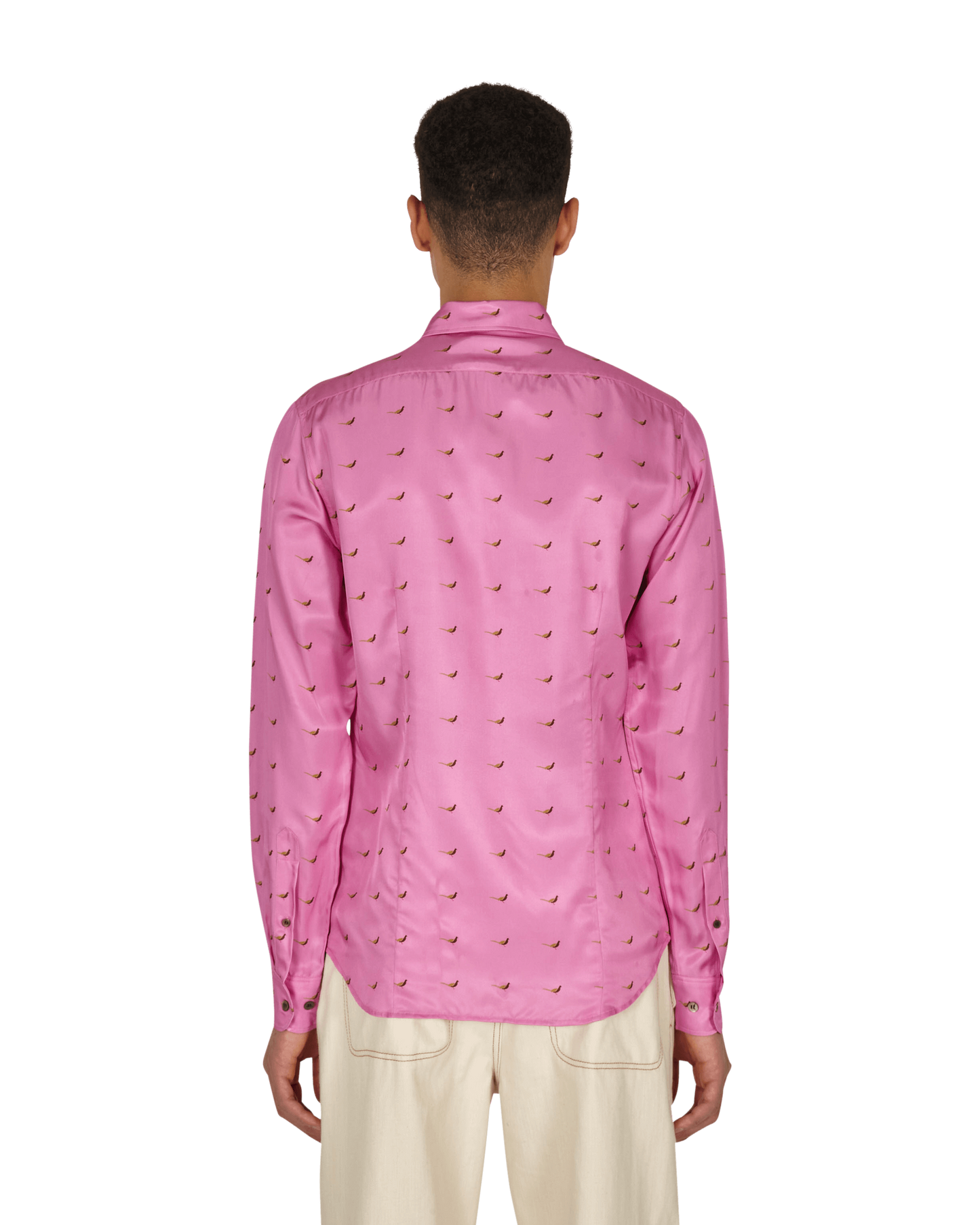 Dries Van Noten Chaine 3070 Pink T-Shirts Longsleeve 212-020734-3070 305