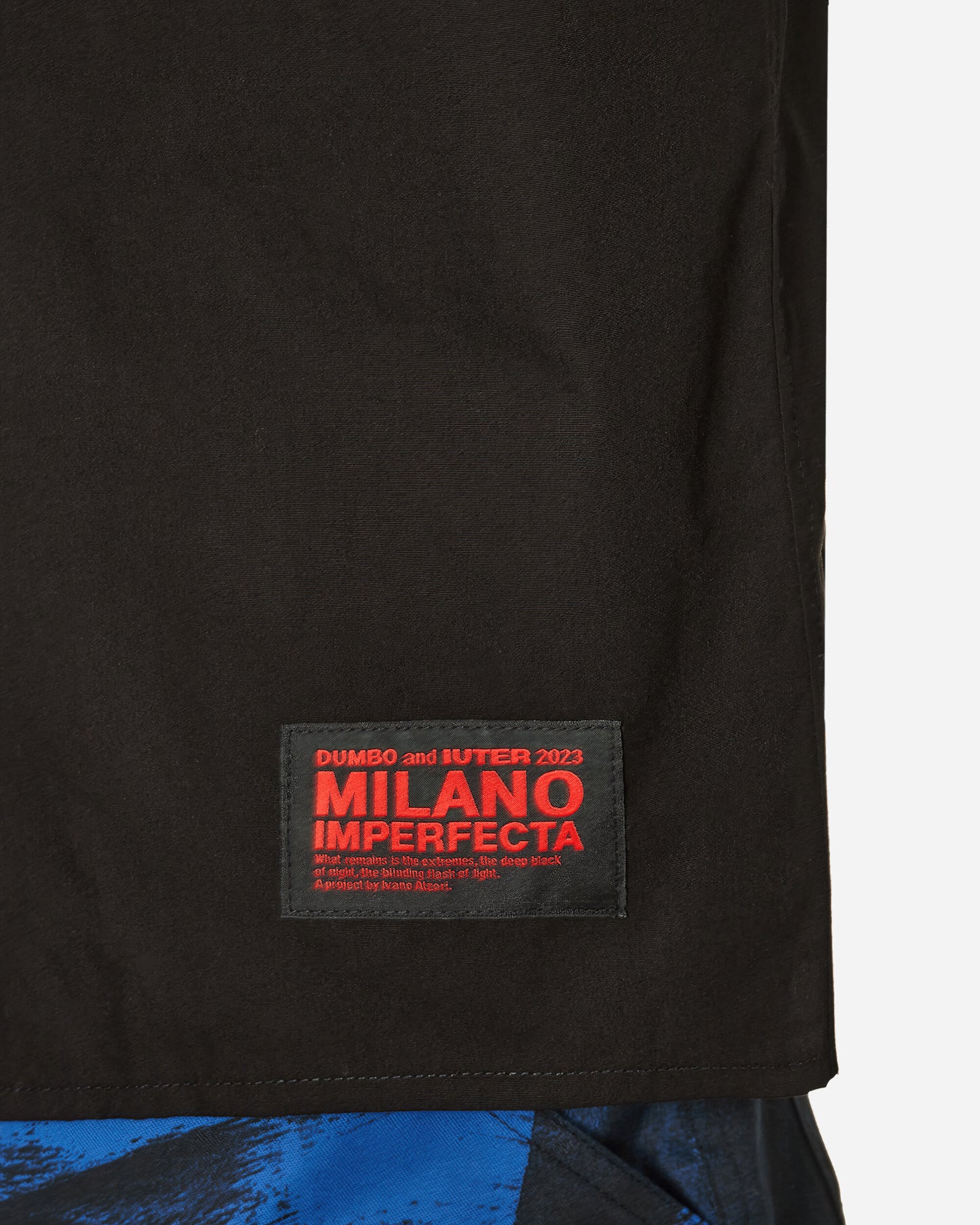 Iuter Dumbo X Iuter - Milano Imperfecta Dress Shirt Black Shirts Longsleeve Shirt 23WIHR300 BLACK